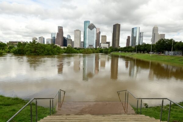 Buffalo,Bayou,Park,Houston,,Flooded,After,Hurricane,Beryl