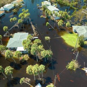 Hurricane,Ian,Flooded,Houses,In,Florida,Residential,Area.,Natural,Disaster