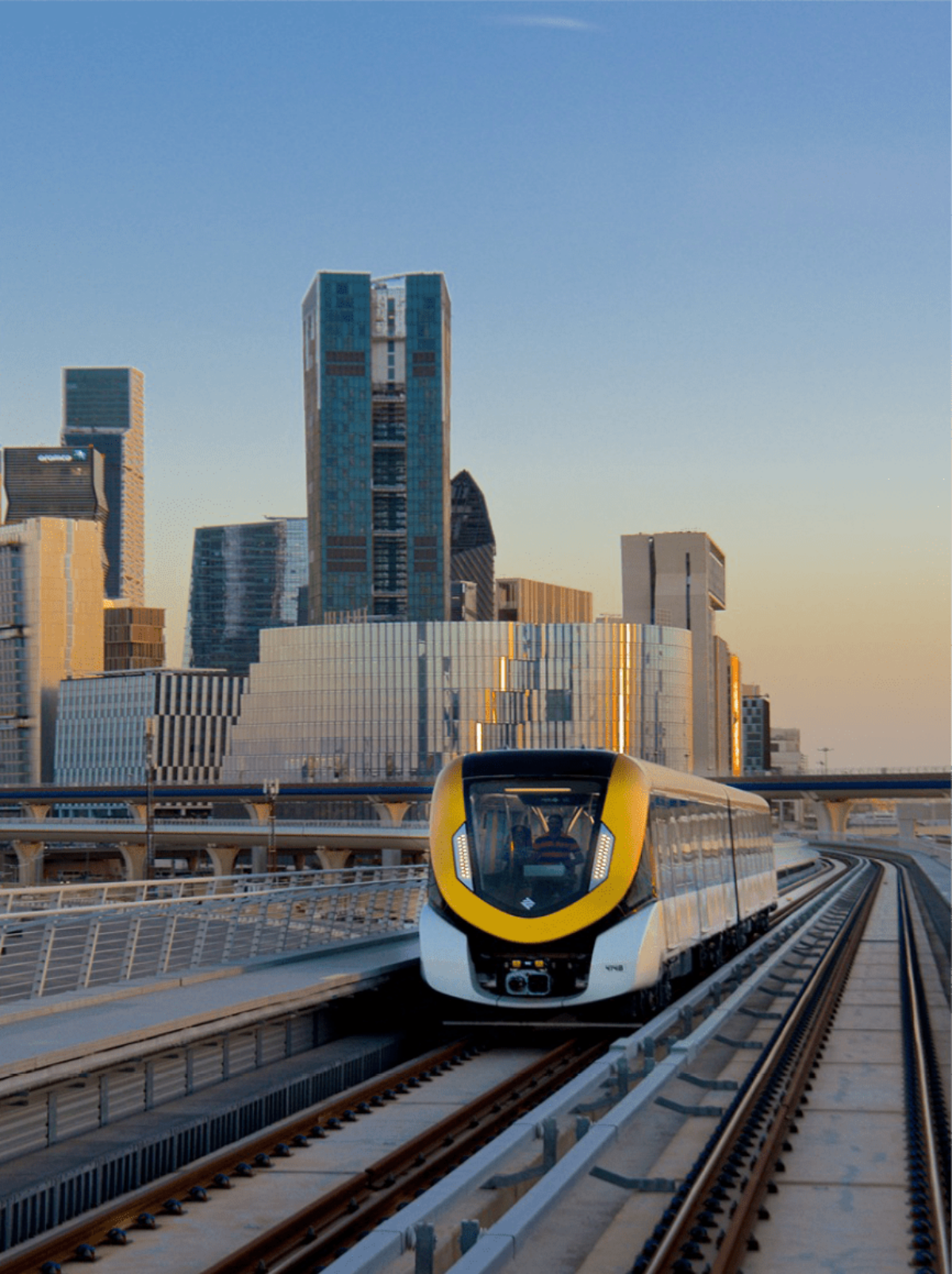 Riyadh metro landing page